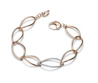 Bracciale Mattioli Donna Navettes in Oro rosa Diamante 0.40 Ct MBR75002B - MBR75002B